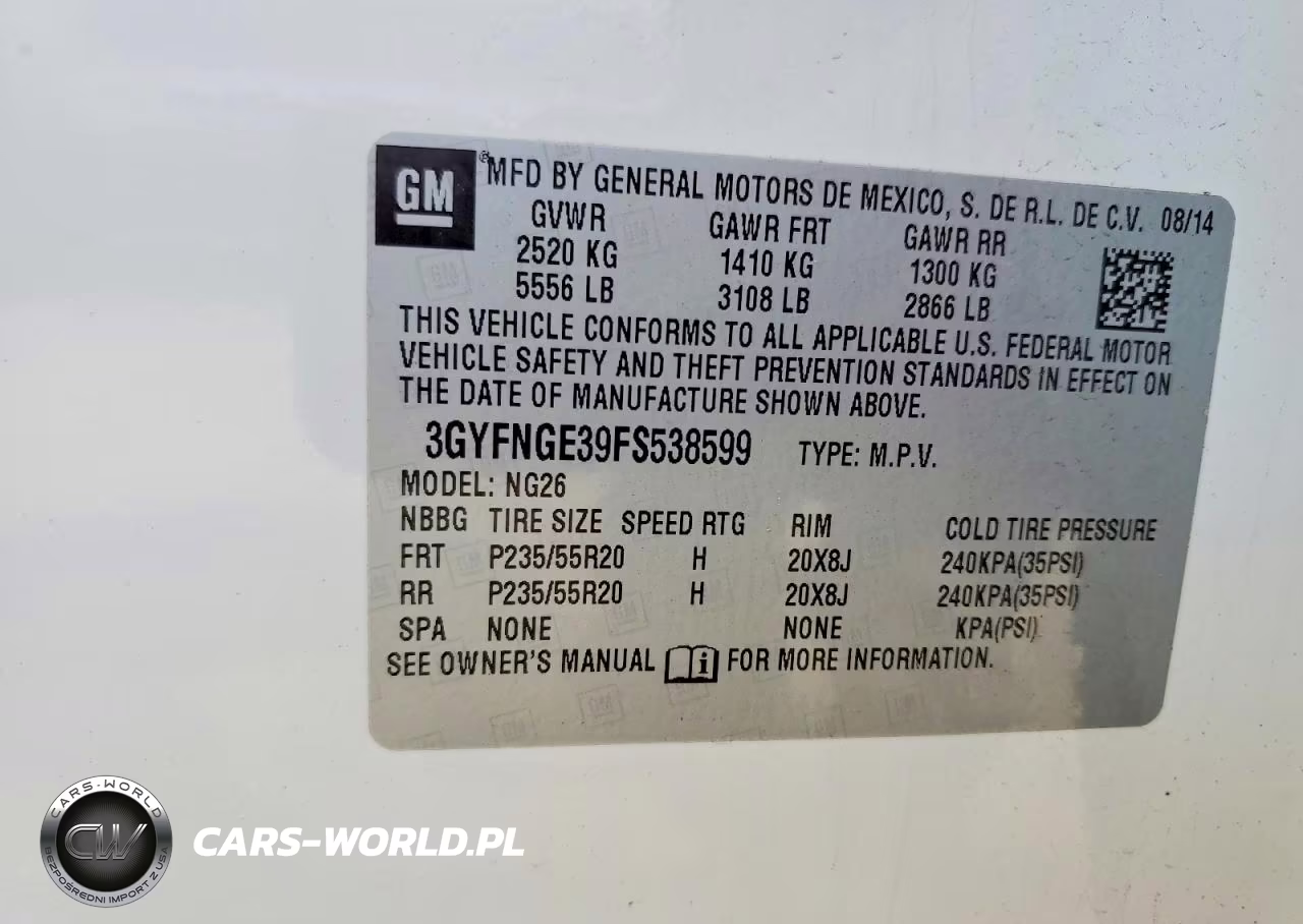 2015 Cadillac Srx Premium Collection VIN:3GYFNGE39FS538599 - 13