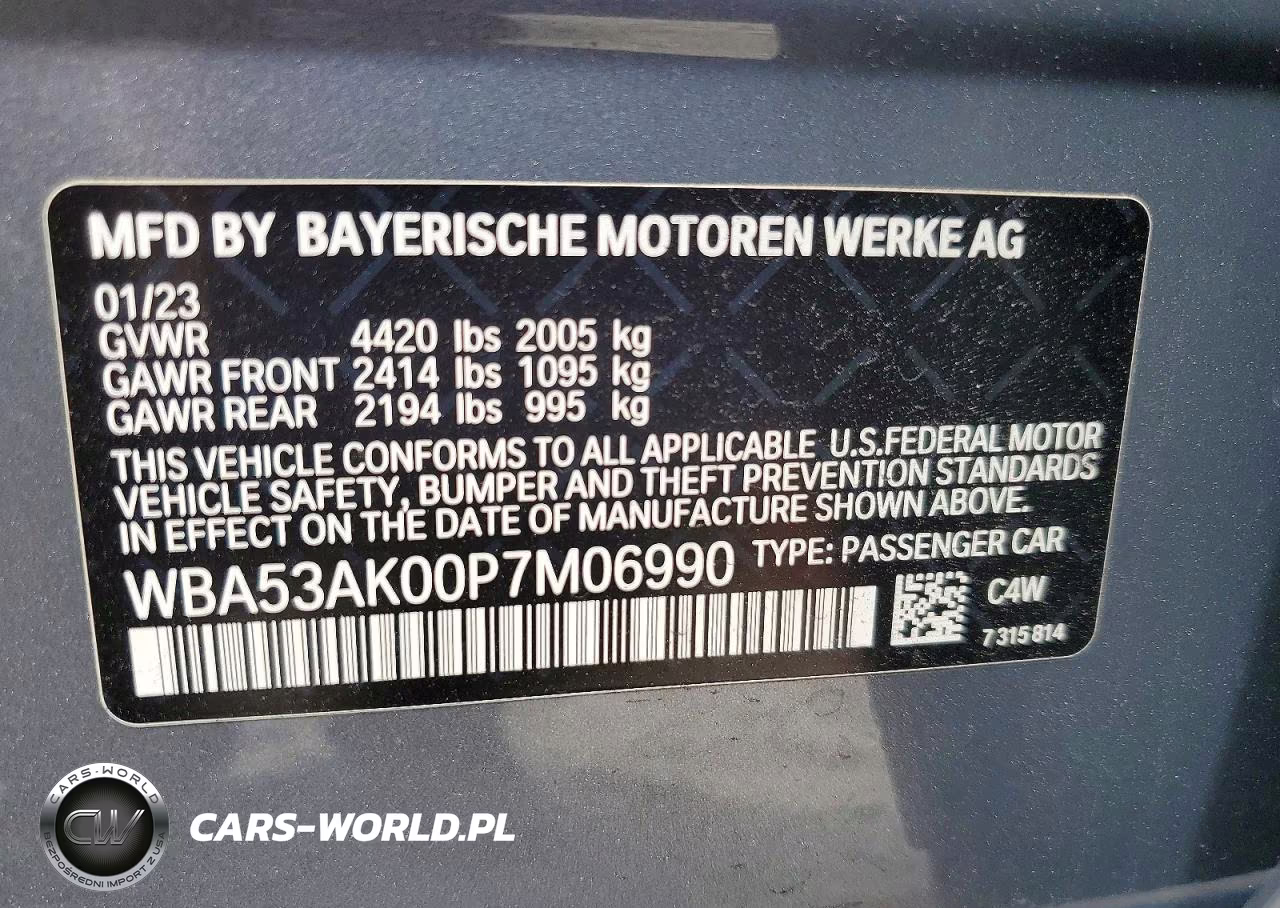 2023 BMW 228I VIN:WBA53AK00P7M06990 - 12