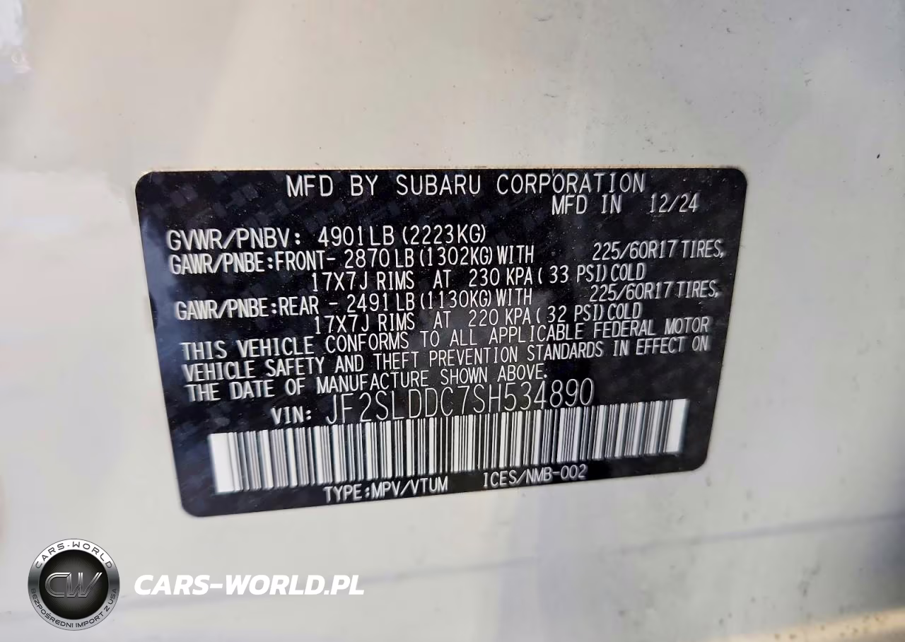2025 Subaru Forester Premium VIN:JF2SLDDC7SH534890 - 13