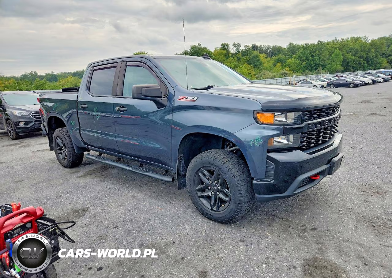 2021 Chevrolet Silverado K1500 Trail Boss Custom VIN:3GCPYCEFXMG109038 - 4