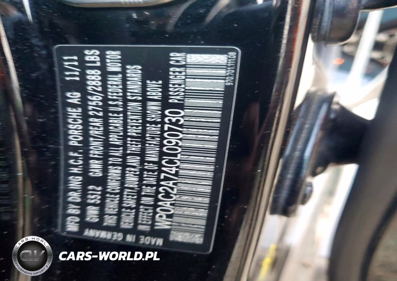 2012 Porsche Panamera Turbo VIN:WP0AC2A74CL090730 - 13