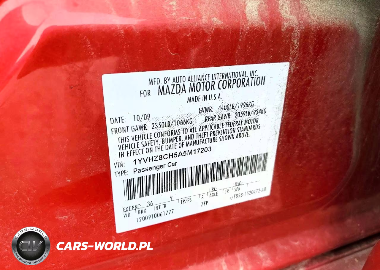 2010 Mazda 6 I VIN:1YVHZ8CH5A5M17203 - 12