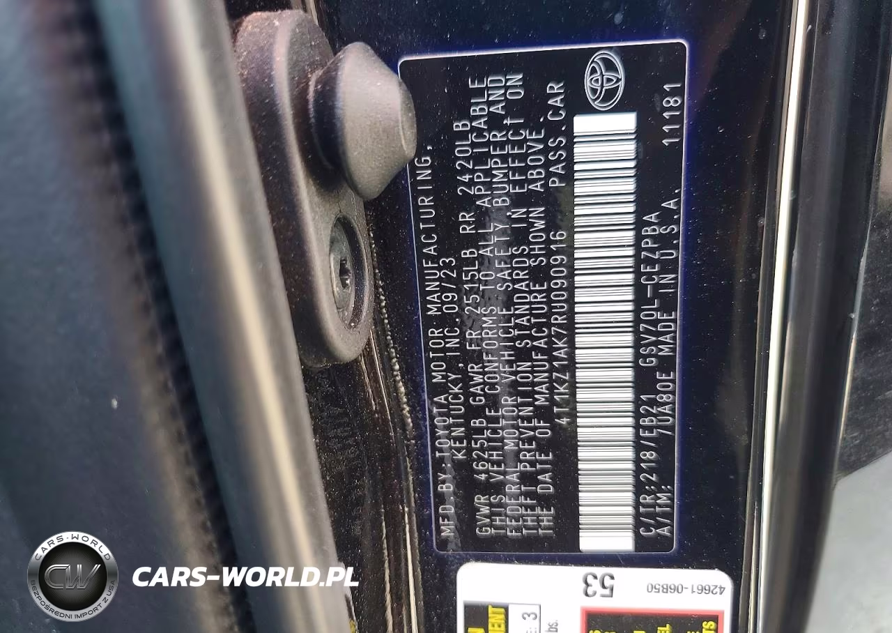 2024 Toyota Camry Trd VIN:4T1KZ1AK7RU090916 - 13