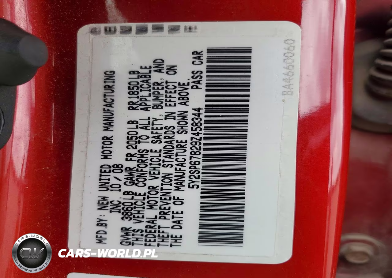 2009 Pontiac Vibe VIN:5Y2SP67829Z458344 - 13