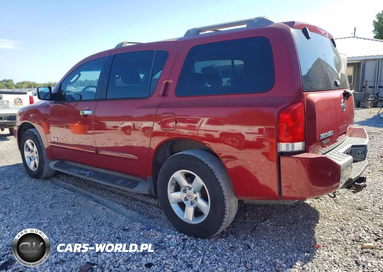 2007 Nissan Armada Se VIN:5N1AA08C47N712083 - 2