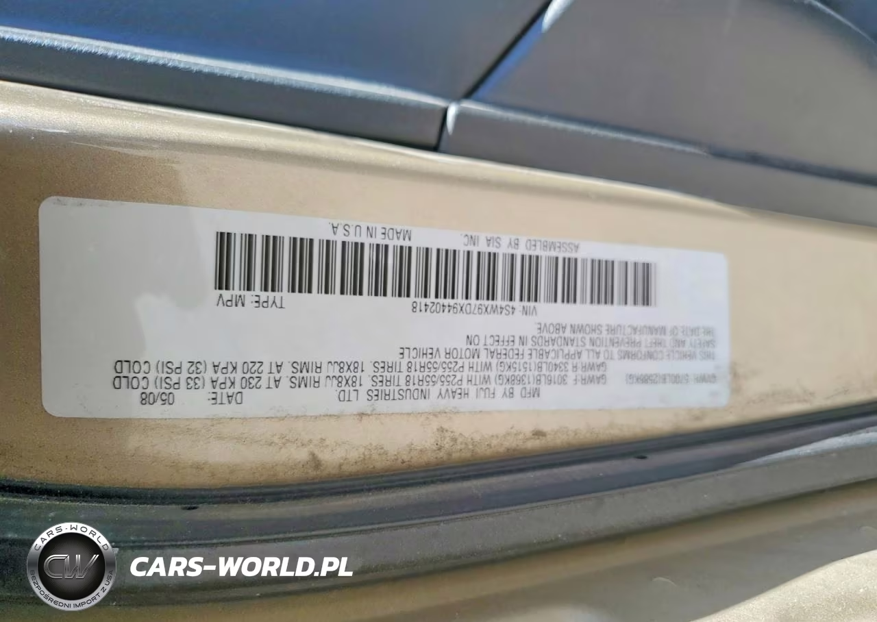 2009 Subaru Tribeca Limited VIN:4S4WX97DX94402418 - 13