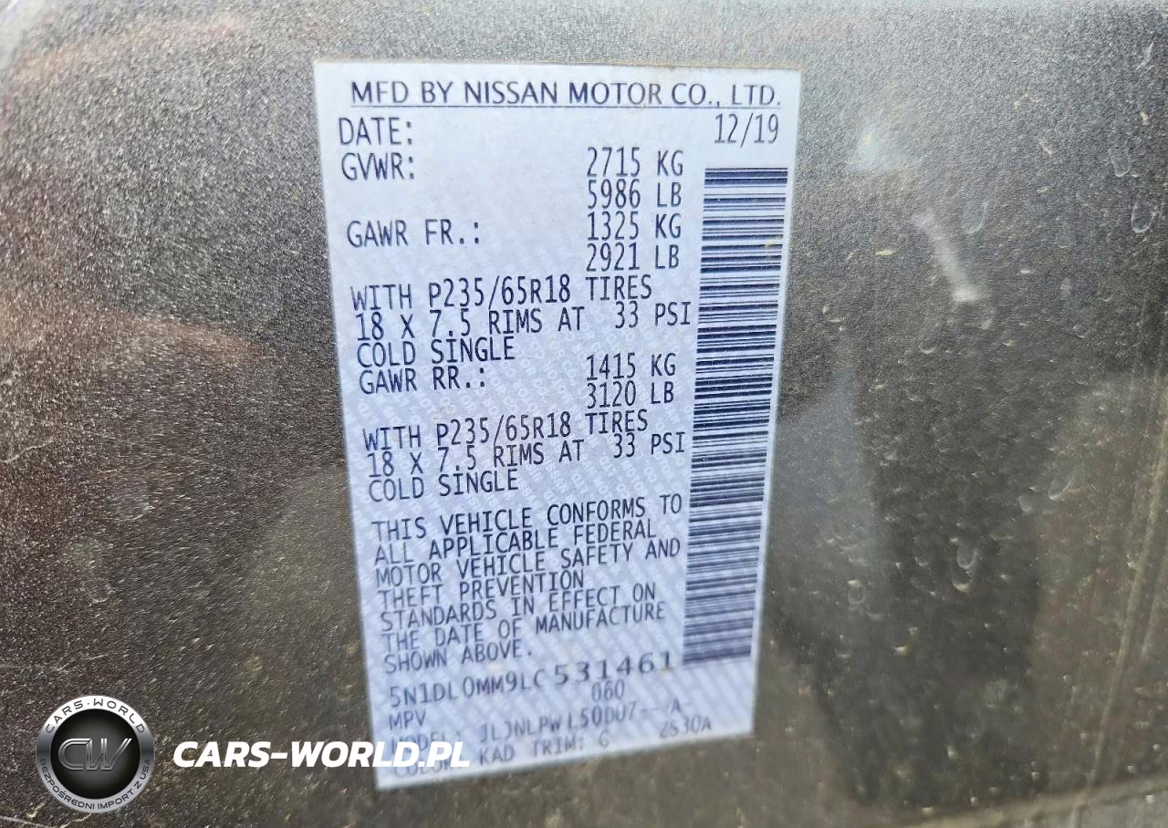 2020 Infiniti Qx60 Pure VIN:5N1DL0MM9LC531461 - 14
