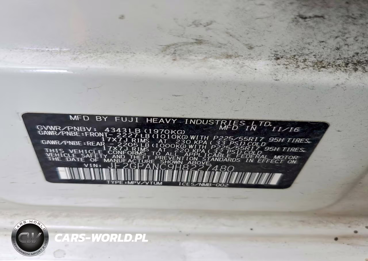 2017 Subaru Crosstrek Limited VIN:JF2GPANC9H8227480 - 14