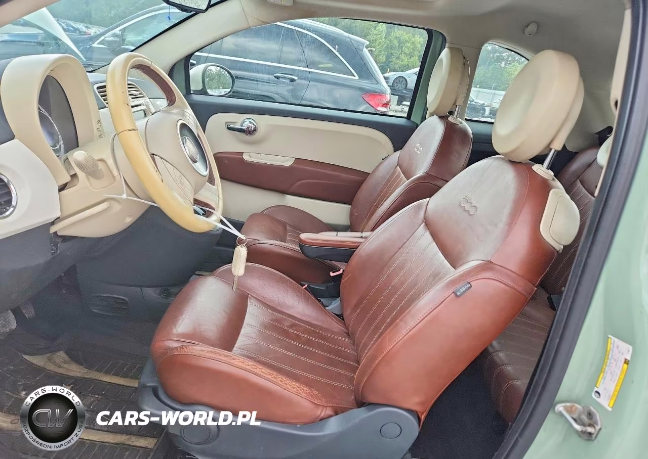 2014 Fiat 500 Lounge VIN:3C3CFFCR1ET288117 - 7