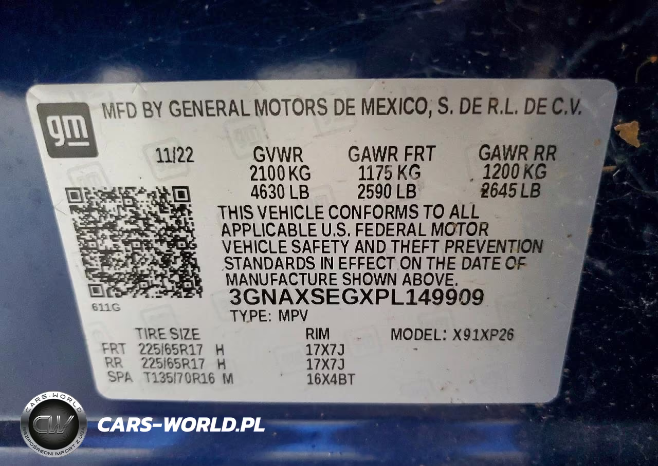 2023 Chevrolet Equinox Ls VIN:3GNAXSEGXPL149909 - 13