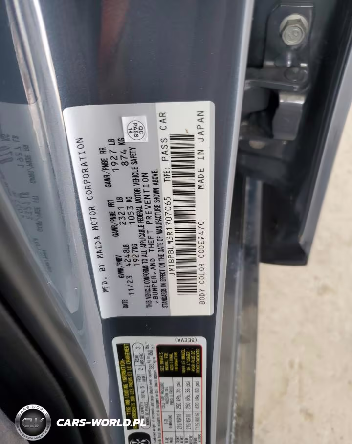 2024 Mazda 3 Preferred VIN:JM1BPBLM3R1707065 - 12