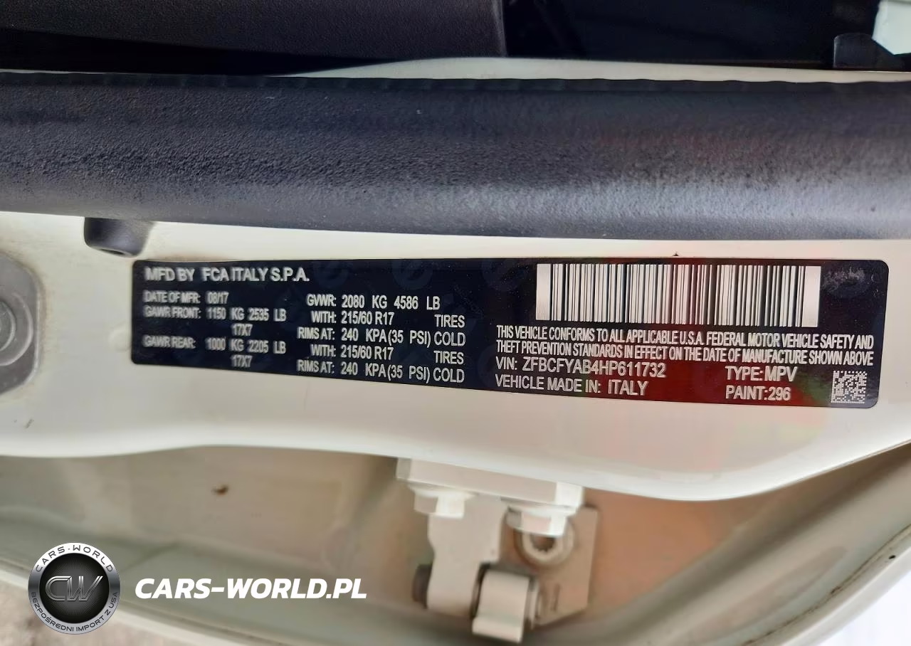 2017 Fiat 500X Pop VIN:ZFBCFYAB4HP611732 - 12
