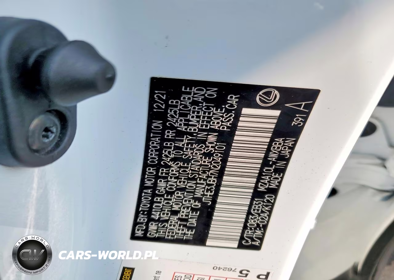 2022 Lexus Ux 200 F Sport VIN:JTHE3JBH7N2049101 - 13