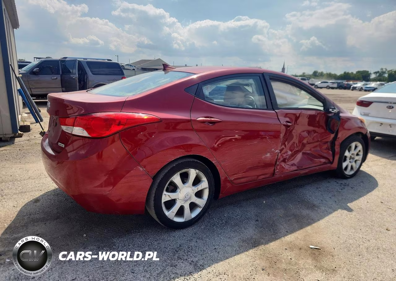 2013 Hyundai Elantra Limited VIN:KMHDH4AE4DU527142 - 3