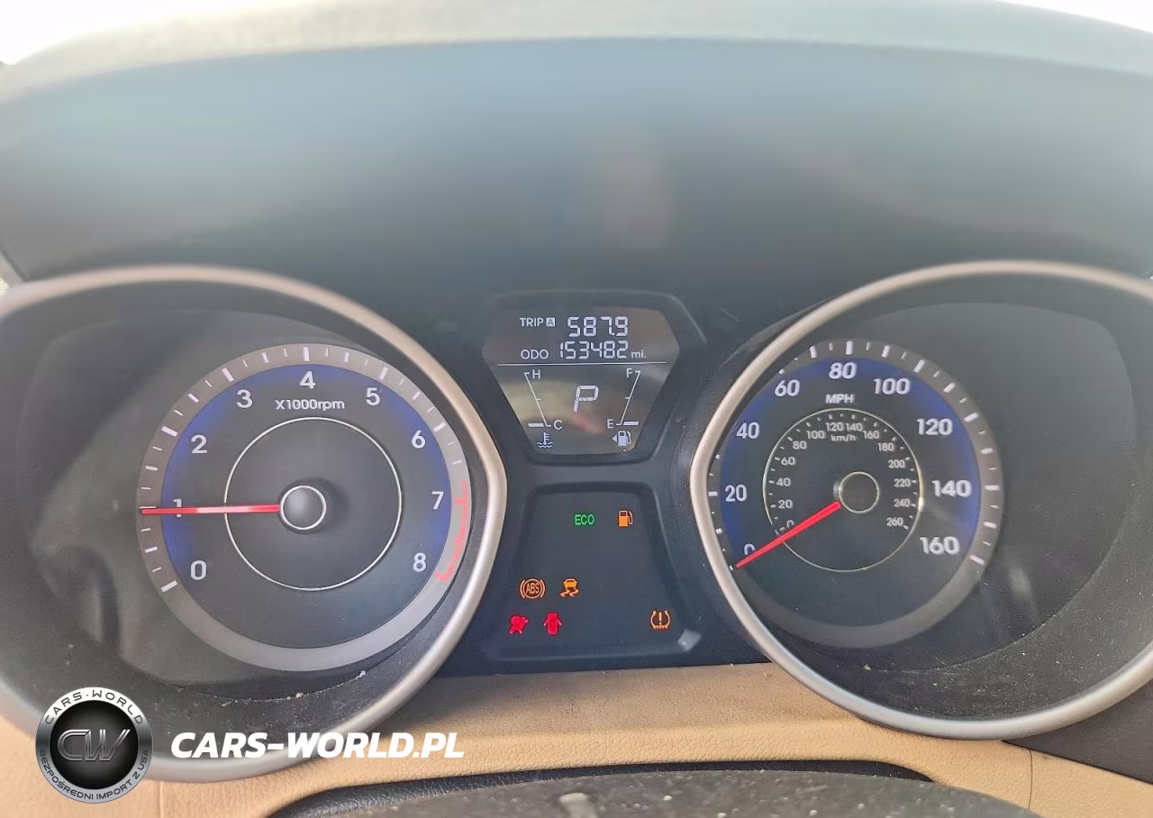 2013 Hyundai Elantra Limited VIN:KMHDH4AE4DU527142 - 9