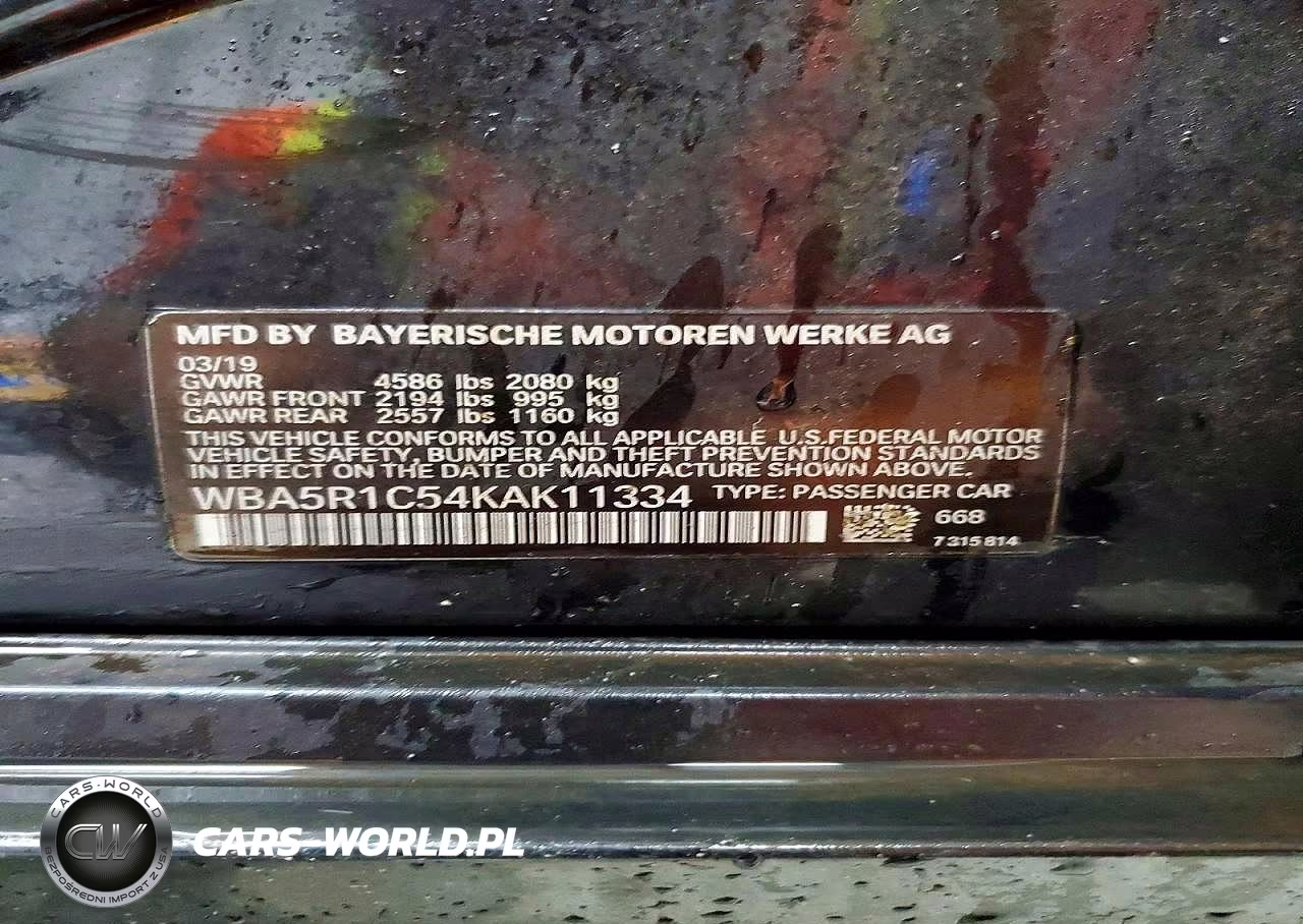 2019 BMW 330I VIN:WBA5R1C54KAK11334 - 13