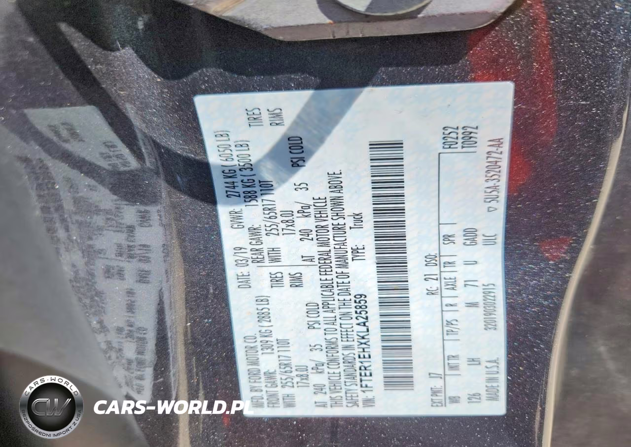 2019 Ford Ranger Xl VIN:1FTER1EHXKLA25859 - 13