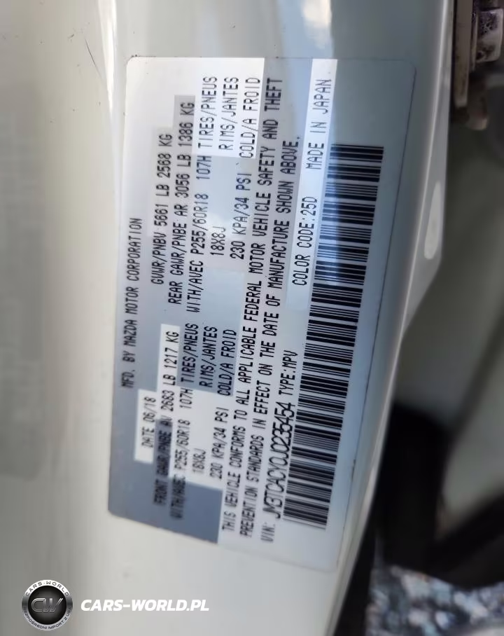2018 Mazda Cx-9 Touring VIN:JM3TCACY0J0235454 - 13