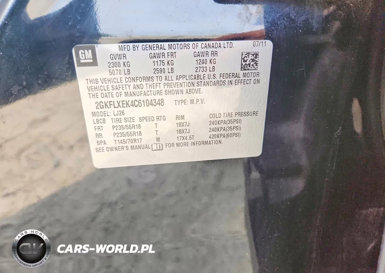 2012 GMC Terrain Slt VIN:2GKFLXEK4C6104348 - 14
