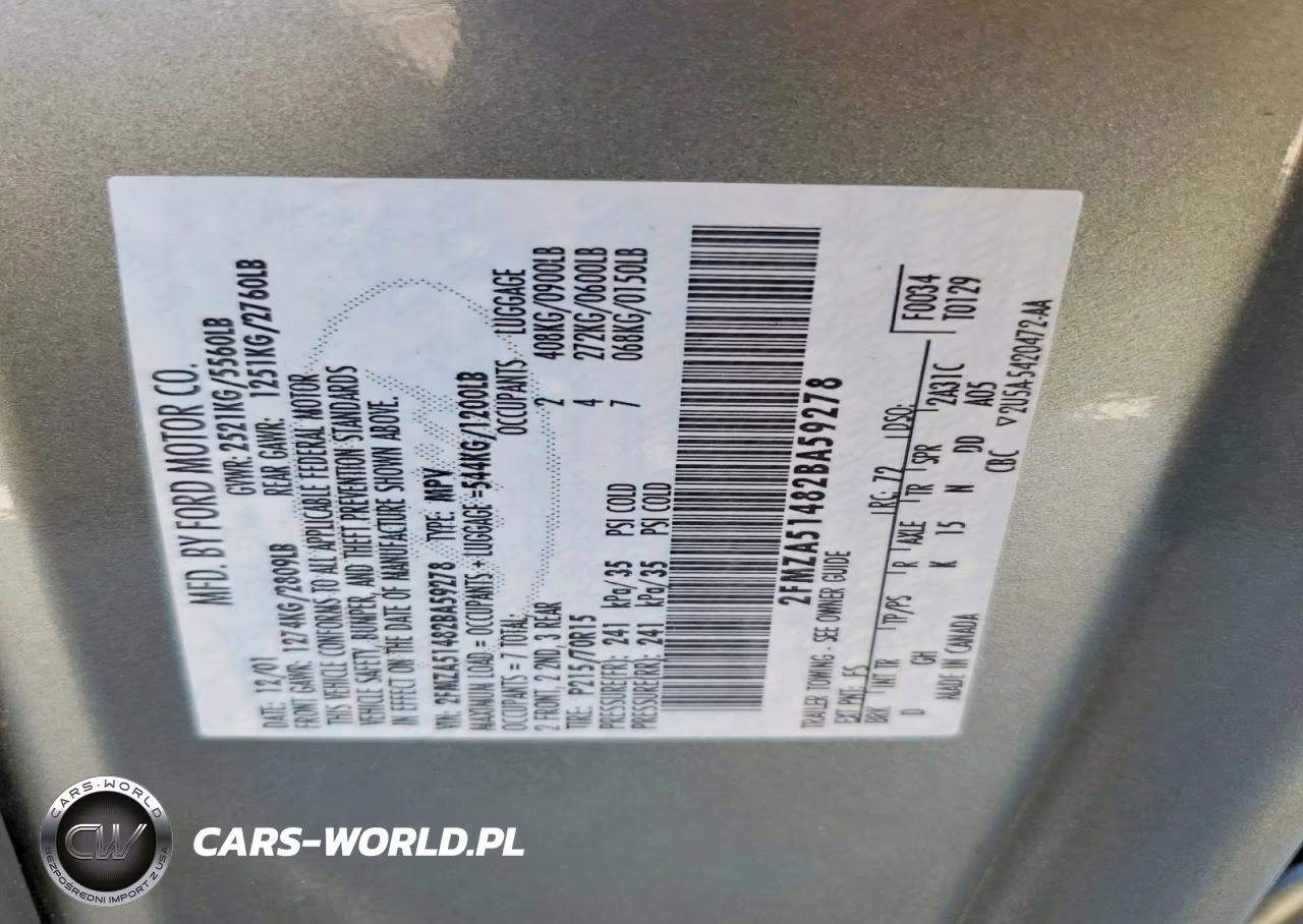 2002 Ford Windstar Lx VIN:2FMZA51482BA59278 - 13