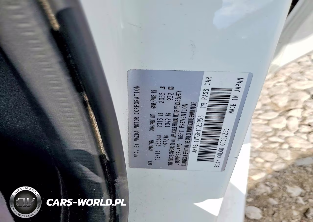 2017 Mazda 6 Touring VIN:JM1GL1V53H1125953 - 12