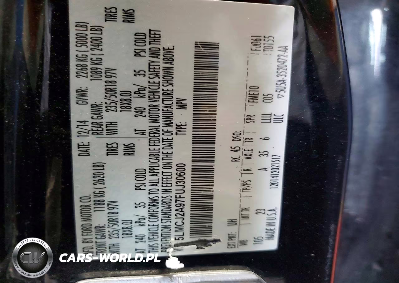 2015 Lincoln Mkc VIN:5LMCJ2A97FUJ30600 - 12