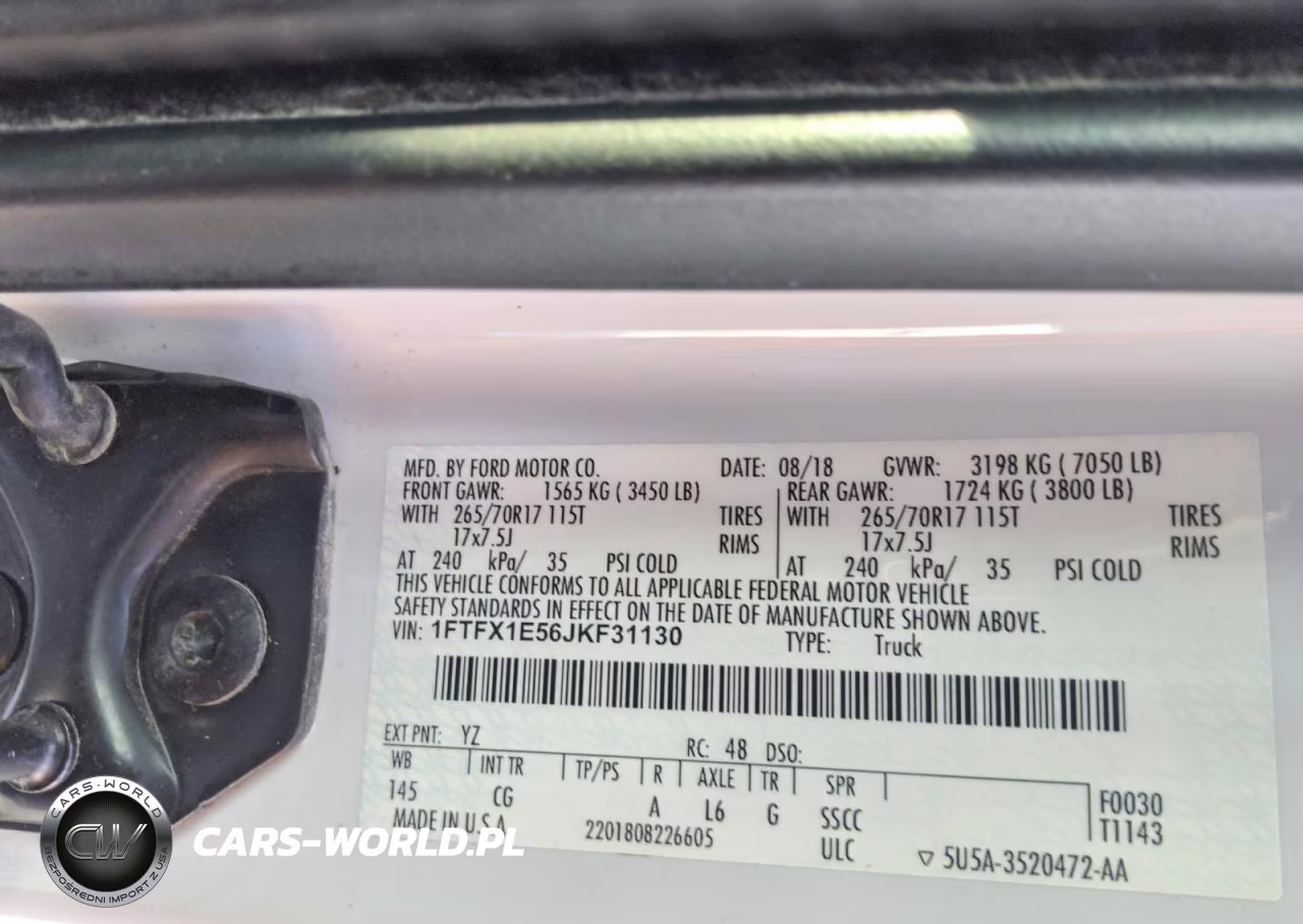 2018 Ford F150 Super Cab VIN:1FTFX1E56JKF31130 - 12