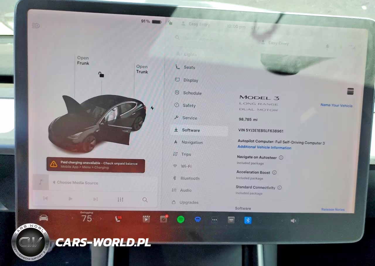 2020 Tesla Model 3 VIN:5YJ3E1EB5LF638961 - 9
