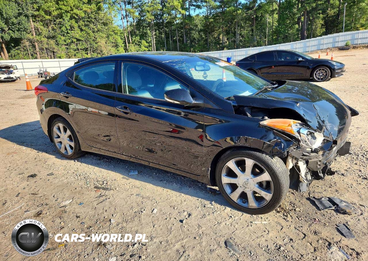 2013 Hyundai Elantra Limited VIN:5NPDH4AE1DH277230 - 4