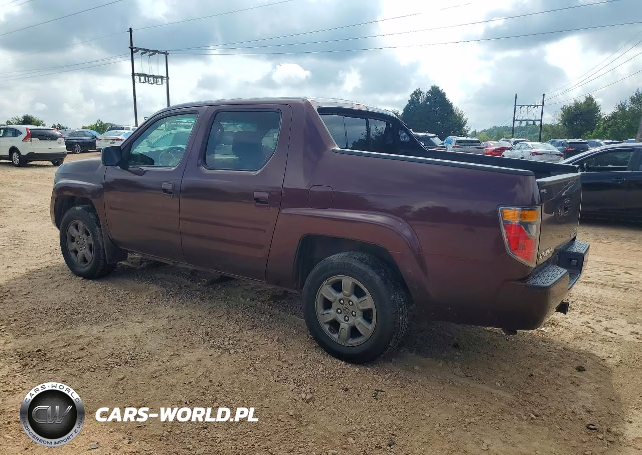 2007 Honda Ridgeline Rtx VIN:2HJYK16317H511416 - 2
