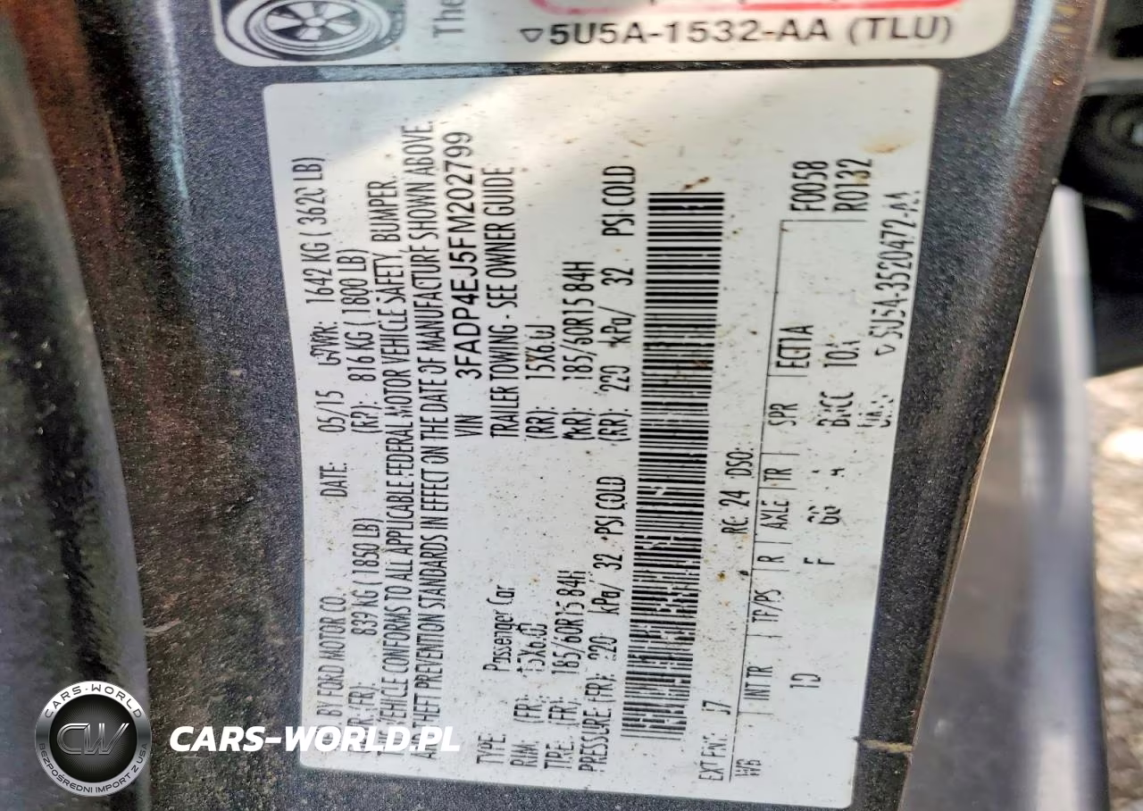 2015 Ford Fiesta Se VIN:3FADP4EJ5FM202799 - 12