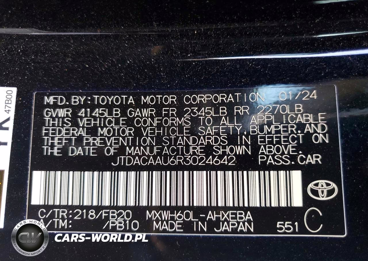2024 Toyota Prius Le VIN:JTDACAAU6R3024642 - 13