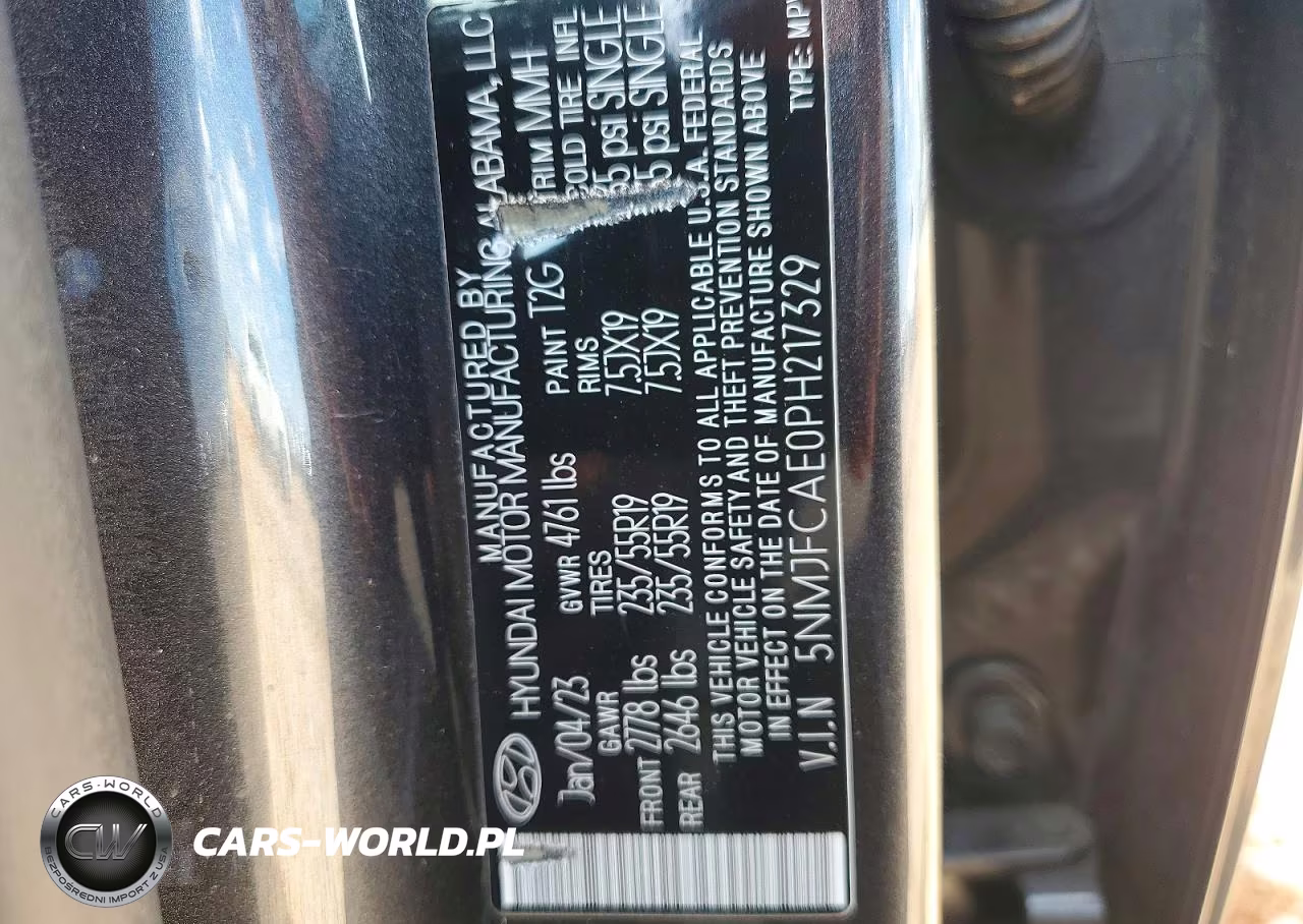 2023 Hyundai Tucson Sel VIN:5NMJFCAE0PH217329 - 13