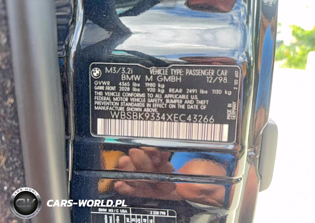 1999 BMW M3 VIN:WBSBK9334XEC43266 - 10