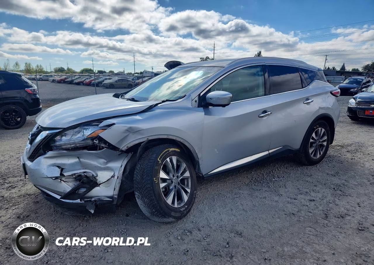 2015 Nissan Murano Sl VIN:5N1AZ2MH9FN245389 - 1