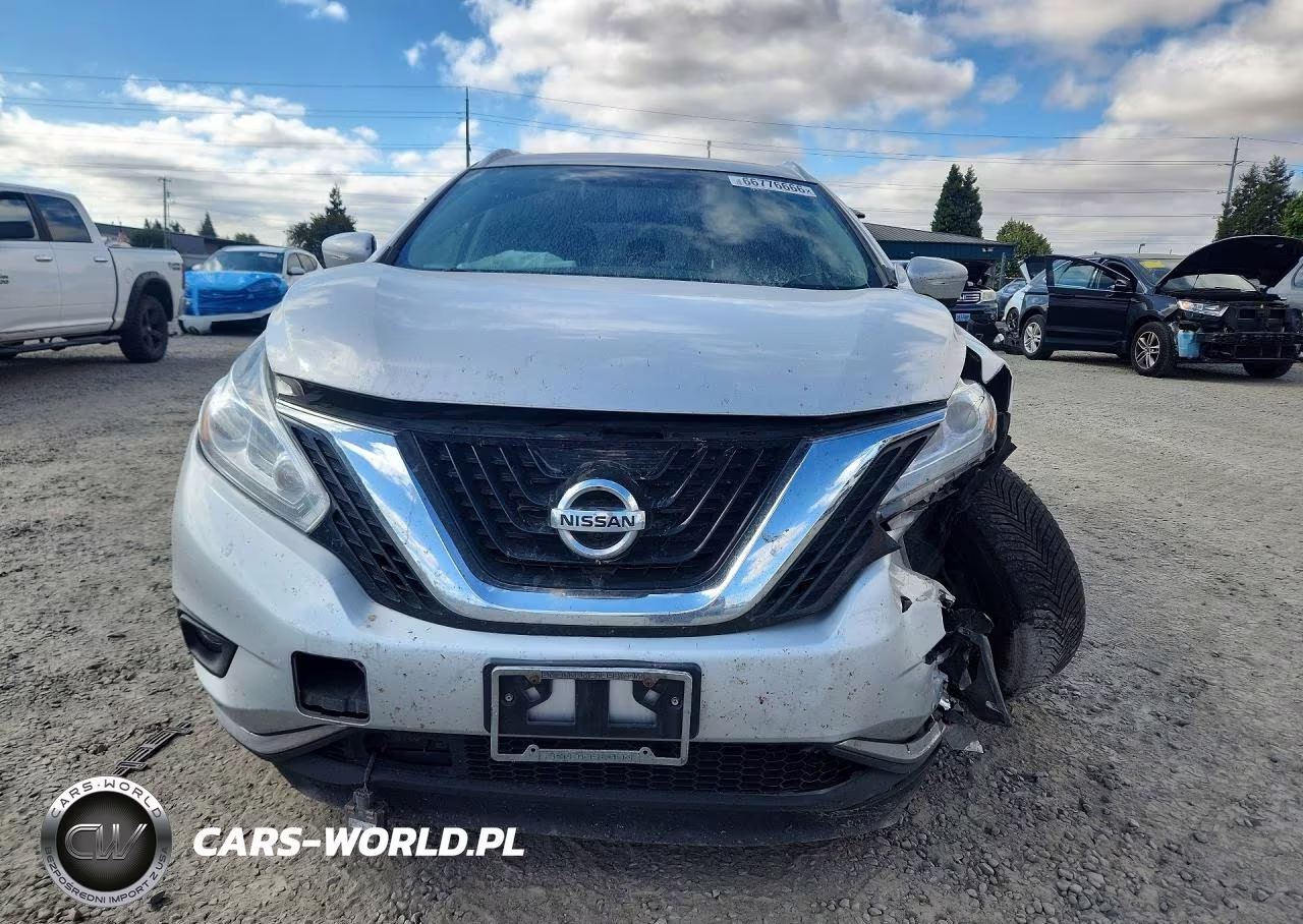 2015 Nissan Murano Sl VIN:5N1AZ2MH9FN245389 - 5
