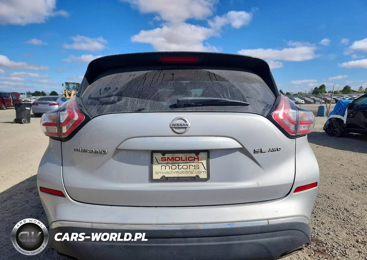 2015 Nissan Murano Sl VIN:5N1AZ2MH9FN245389 - 6