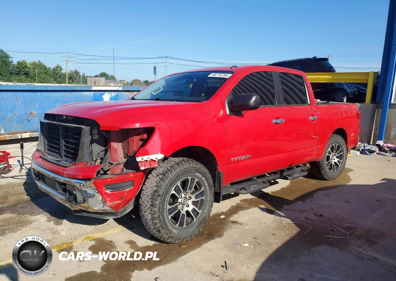 2021 Nissan Titan Sv VIN:1N6AA1ED0MN527528 - 1