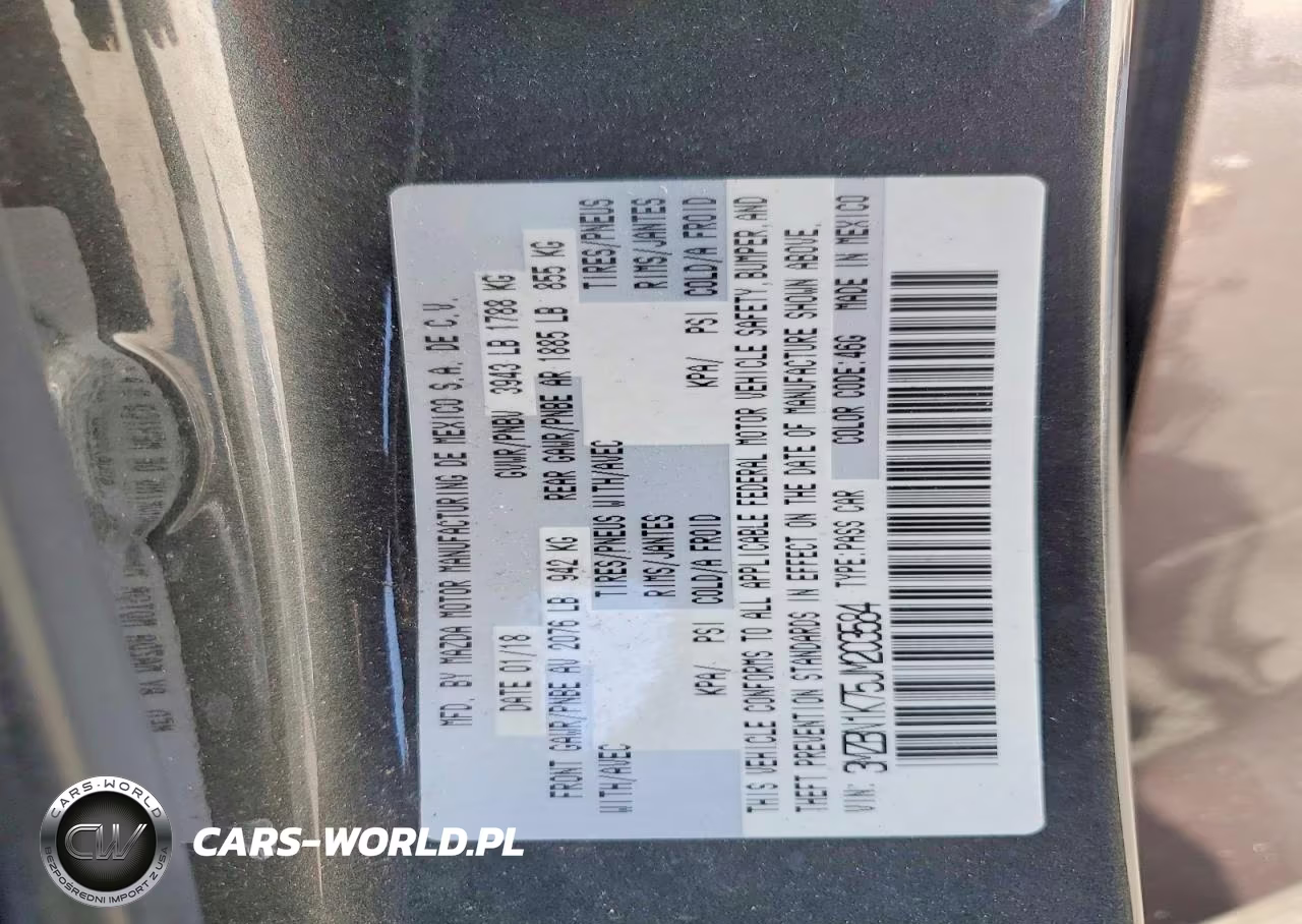 2018 Mazda 3 Sport VIN:3MZBN1K75JM203584 - 12