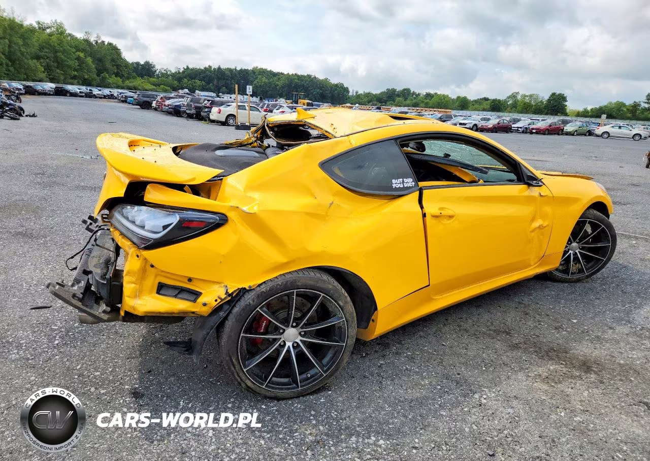 2012 Hyundai Genesis Coupe 3.8 Track VIN:KMHHU6KH5CU068705 - 3