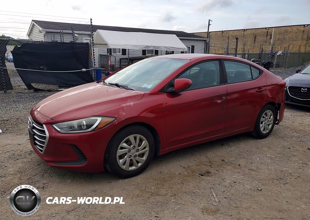 2017 Hyundai Elantra Se VIN:5NPD74LF7HH180340 - 1