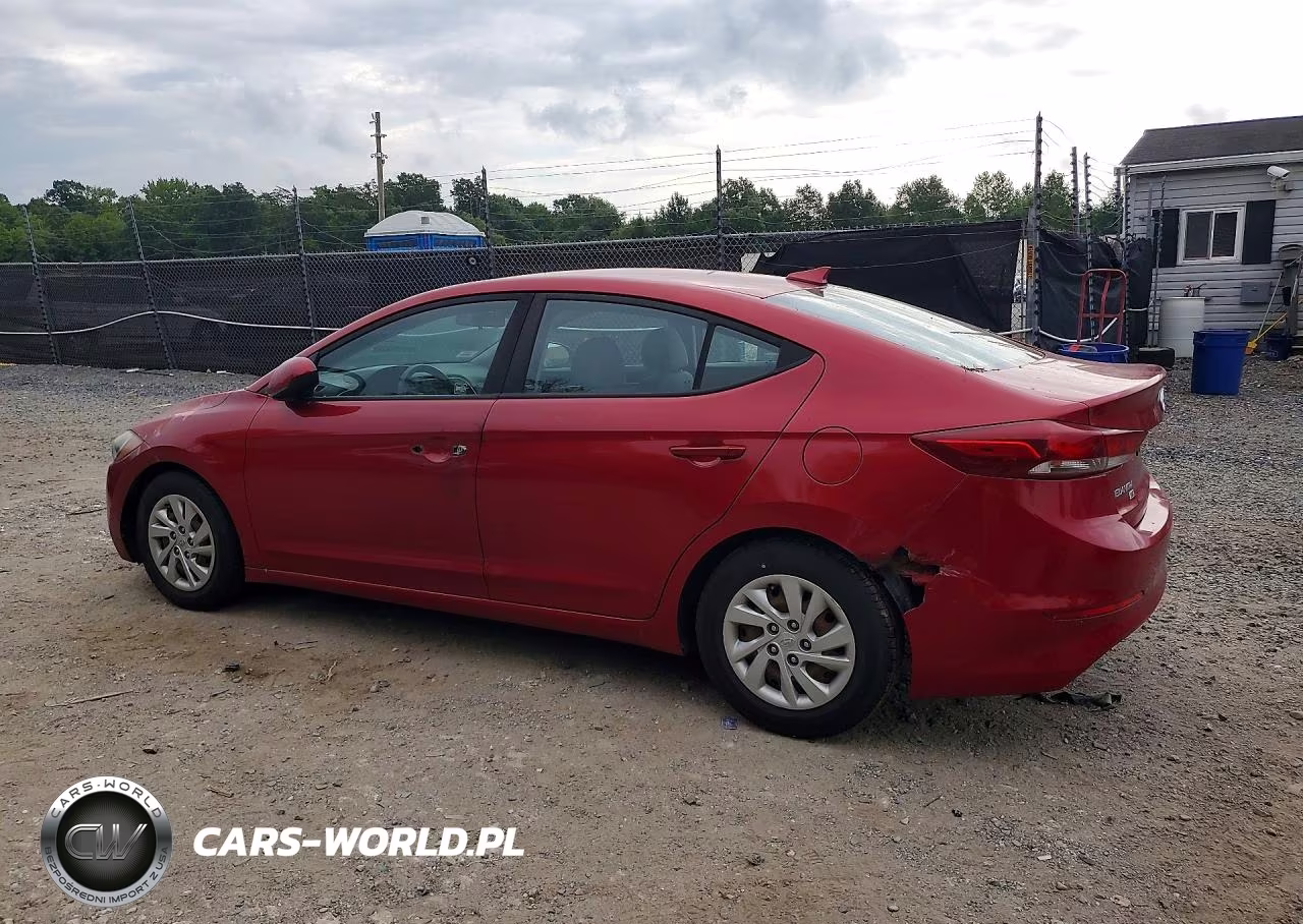 2017 Hyundai Elantra Se VIN:5NPD74LF7HH180340 - 2