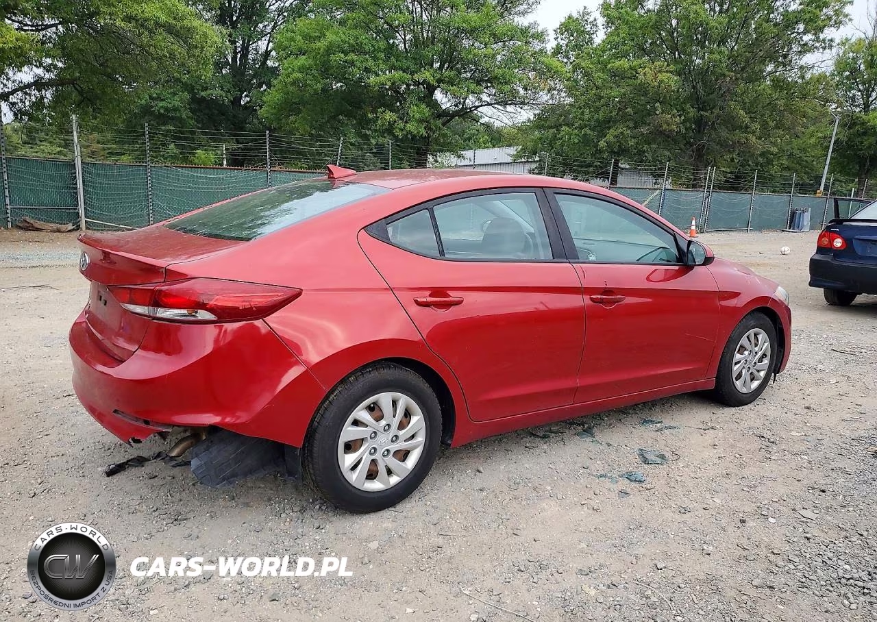 2017 Hyundai Elantra Se VIN:5NPD74LF7HH180340 - 3