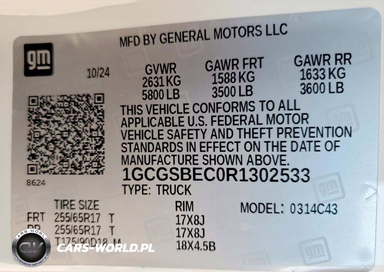 2024 Chevrolet Colorado VIN:1GCGSBEC0R1302533 - 12