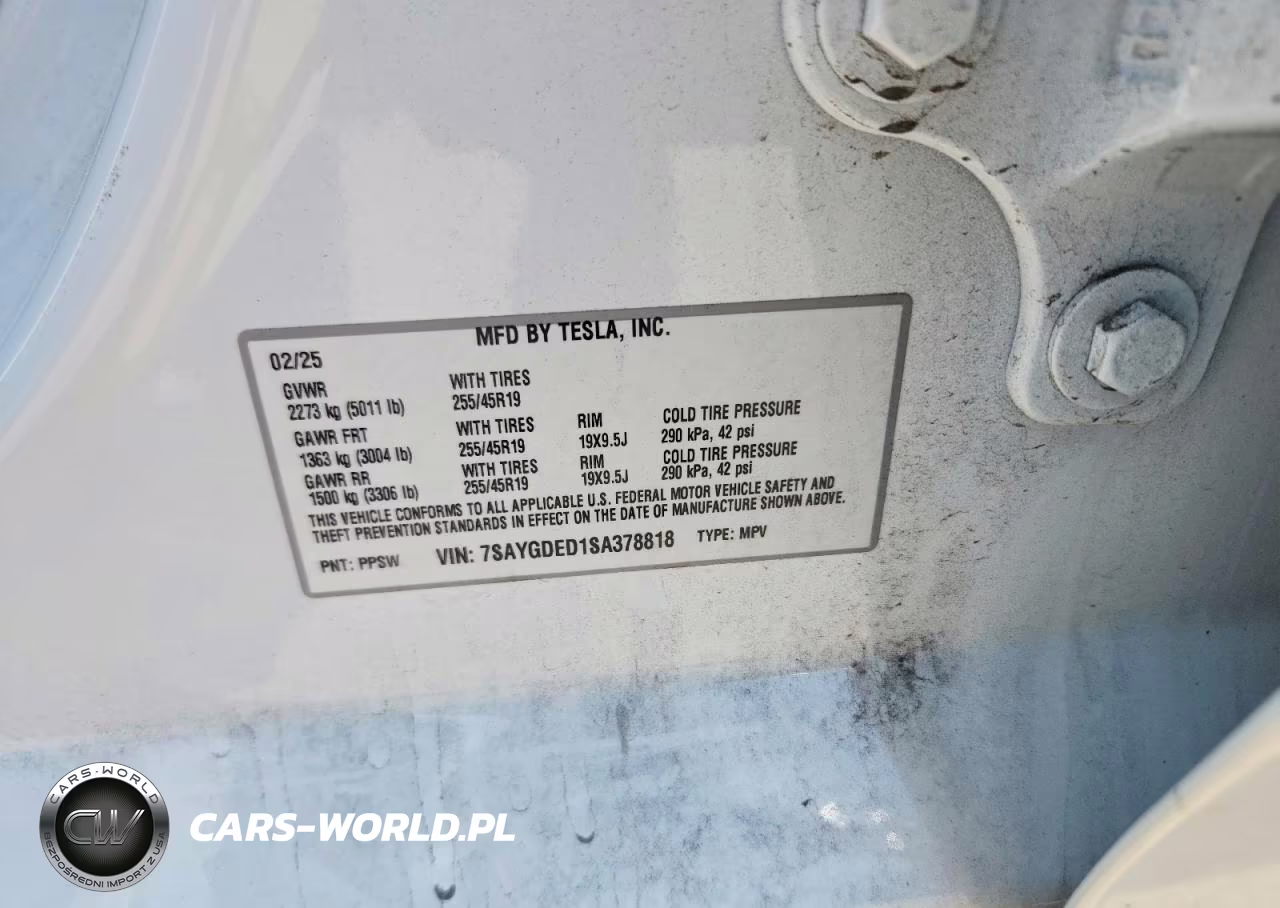 2025 Tesla Model Y VIN:7SAYGDED1SA378818 - 13