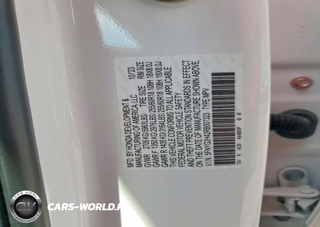 2024 Honda Pilot Exl VIN:5FNYG2H42RB007323 - 13