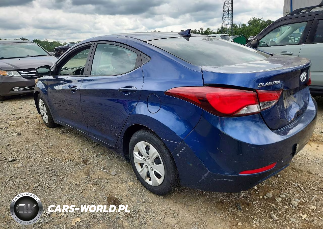 2016 Hyundai Elantra Se VIN:5NPDH4AE5GH710486 - 2