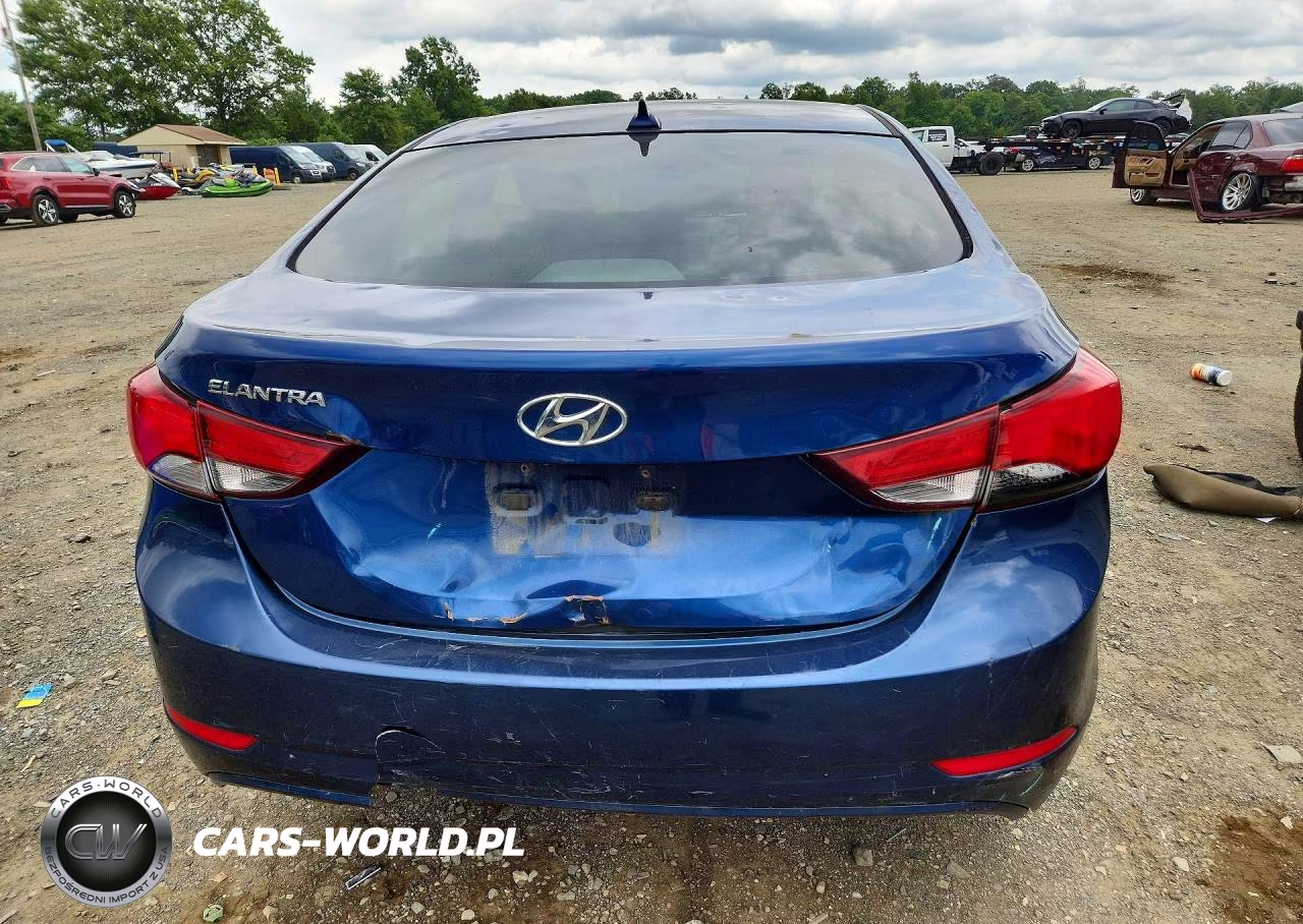 2016 Hyundai Elantra Se VIN:5NPDH4AE5GH710486 - 6