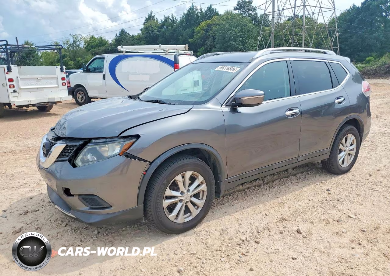 2014 Nissan Rogue Sv VIN:5N1AT2MV5EC839897 - 1
