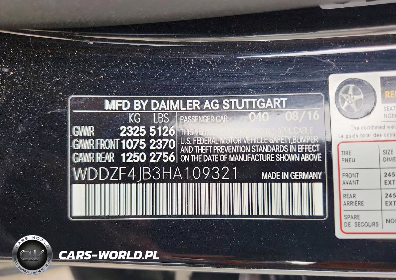 2017 Mercedes-Benz E 300 VIN:WDDZF4JB3HA109321 - 12